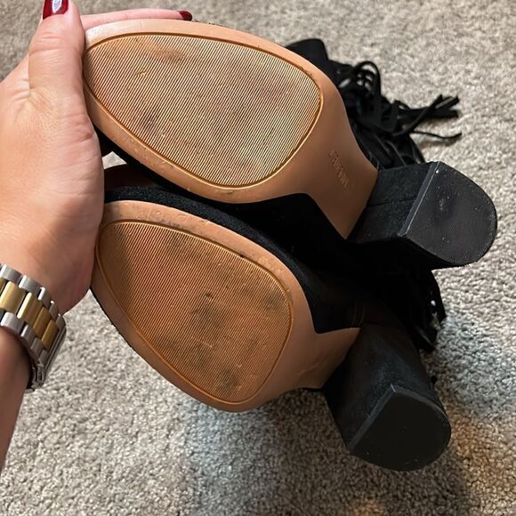 Nine West Fringe Boots - Picture 3 of 4